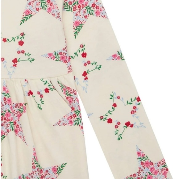 Wonder Nation Girls Long Sleeve Floral Star Dress XXL - Picture 7 of 9